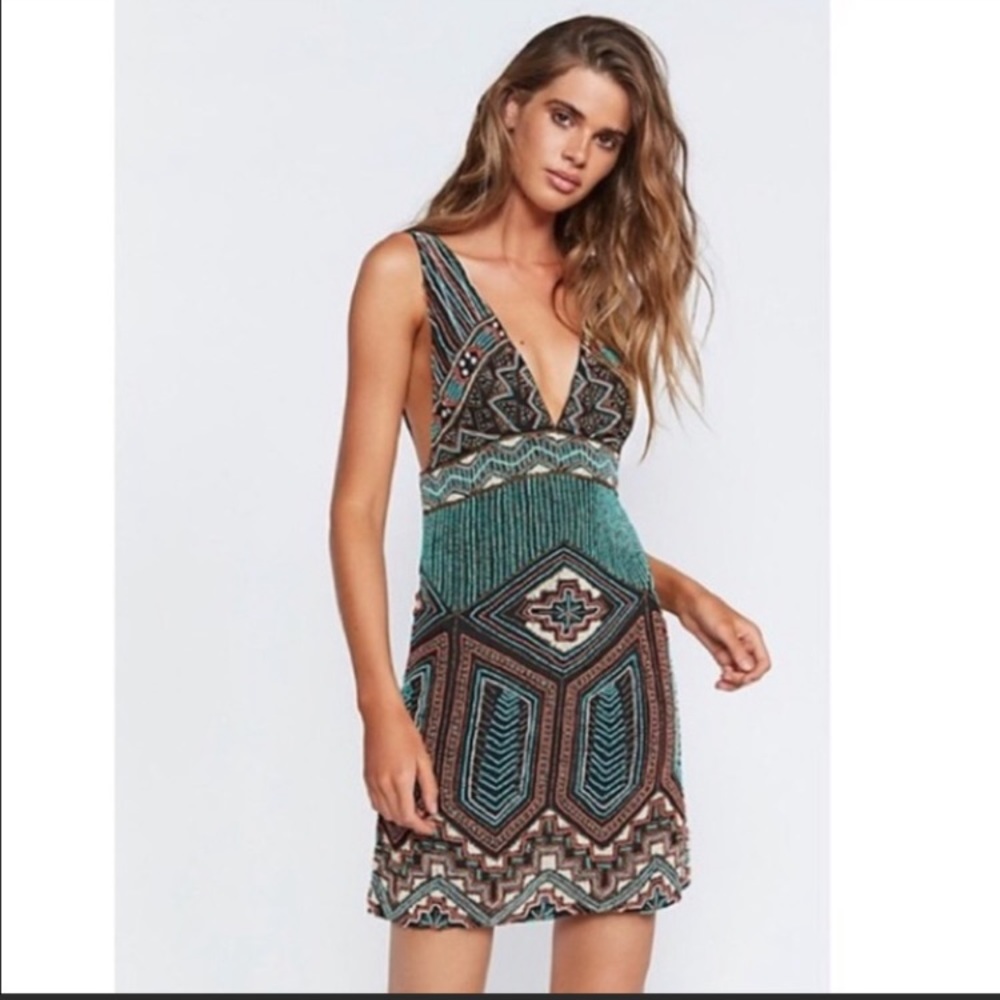 Free People Maya beaded dress